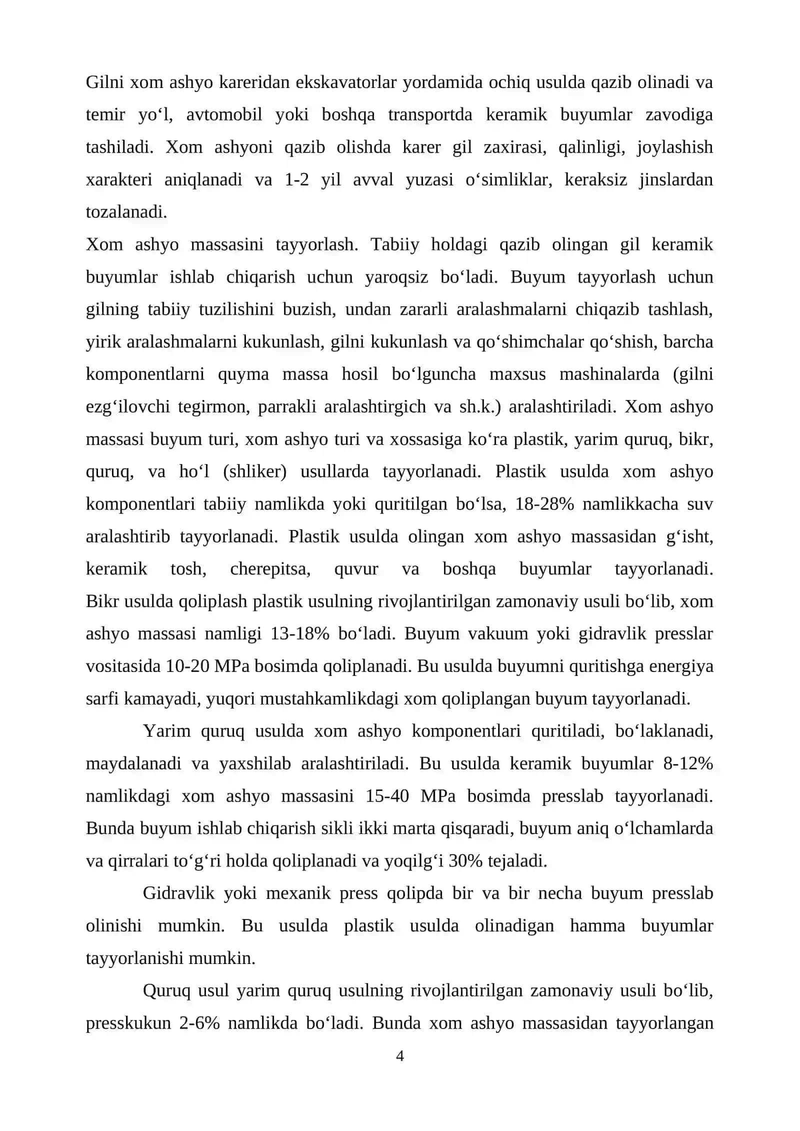Keramik texnologiyasi 4