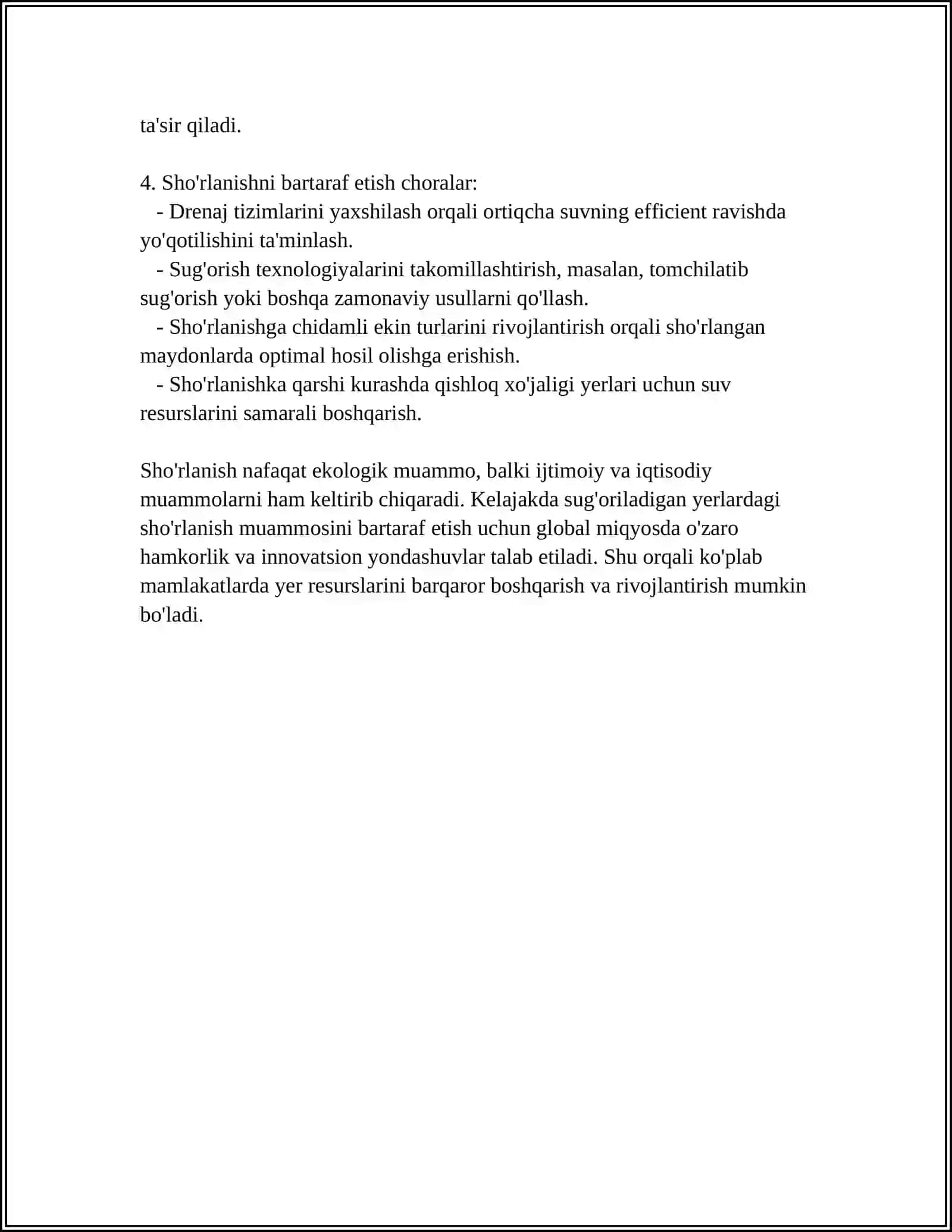 SUG‘ORILADIGAN YERLARNING DEGRADATSIYASI 4