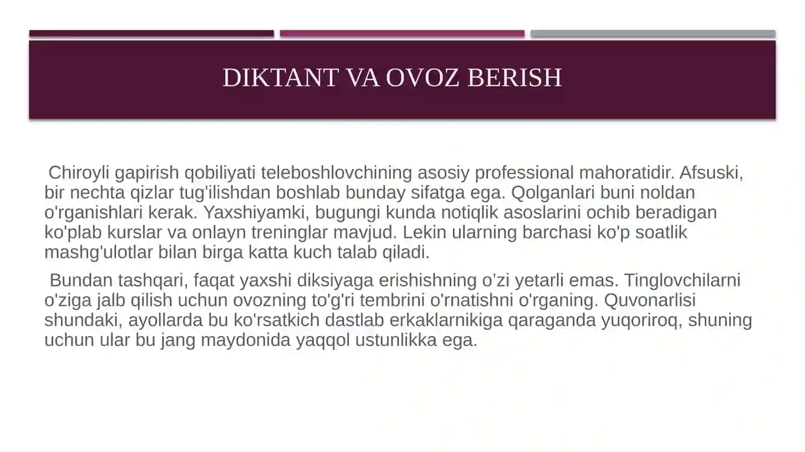 TELEBOSHLOVCHI XUSUSIYATLARI 4