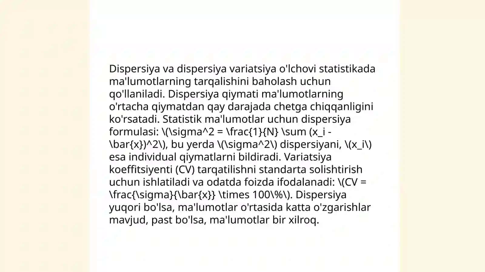Variatsiya nima? 4