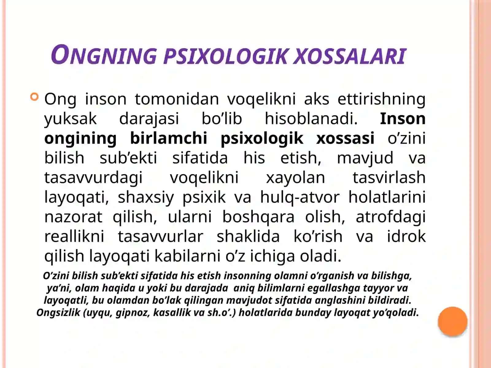ONG TARAQQIYOTI VA ONGSIZLIK 4