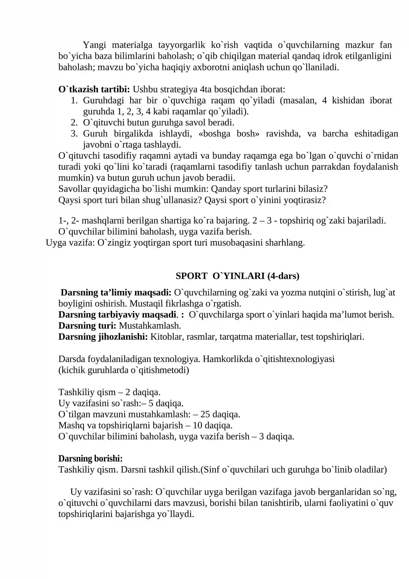 SPORT O`YINLARI (3-dars) 4
