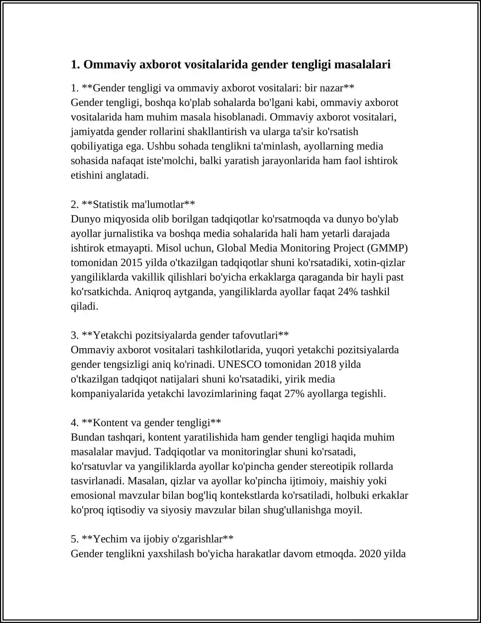 MASS -MEDIADA BAG'RIKENGLIK MASALALARINING TALQINI 4