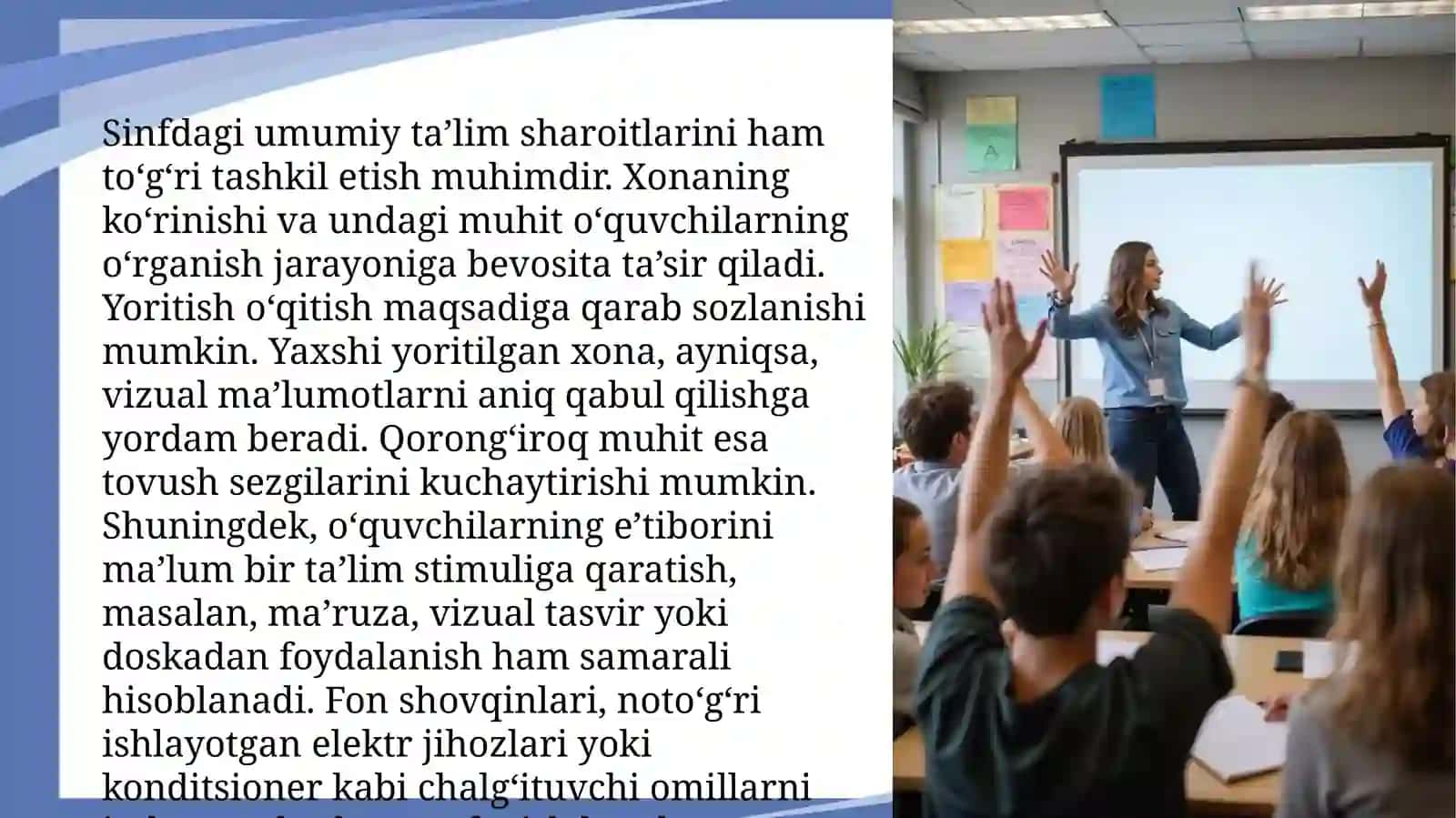 O’qituvchining sinfniboshqarishi oliviy mas’uliyati 4