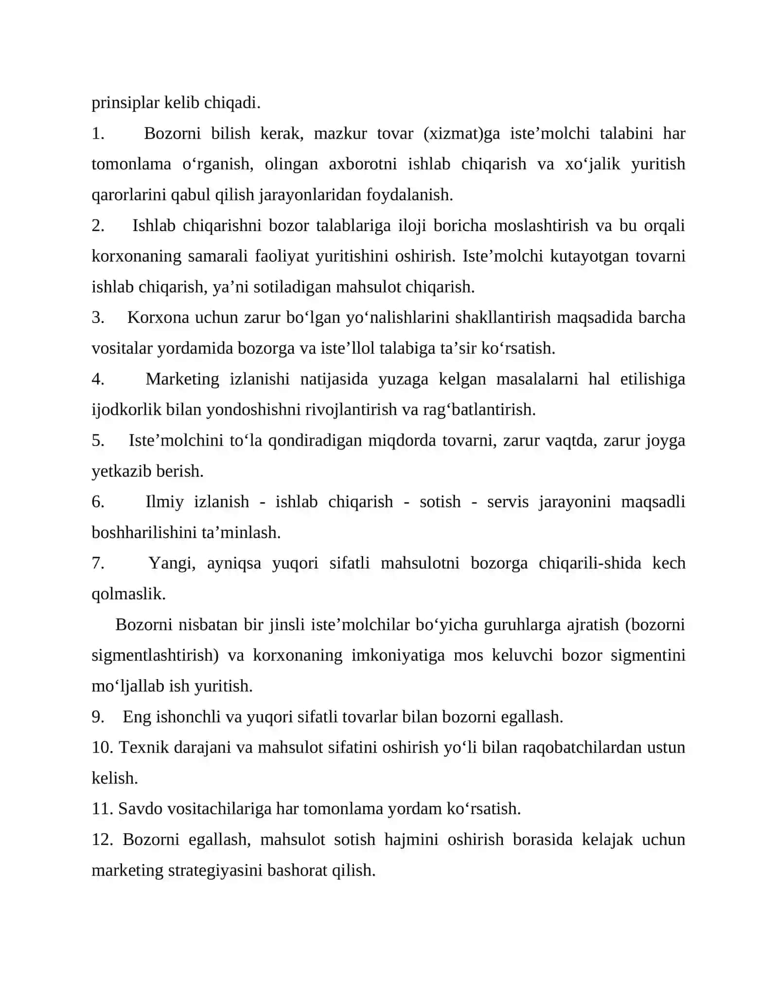 Savdo sohasida marketing tadqiqotlari 4