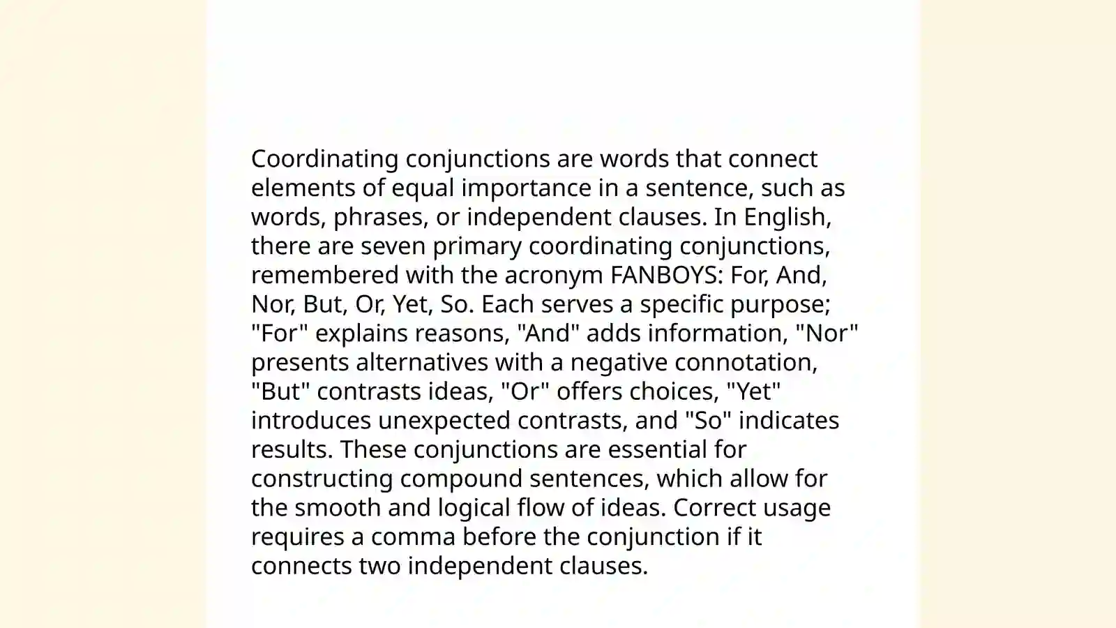 Conjuctions 4