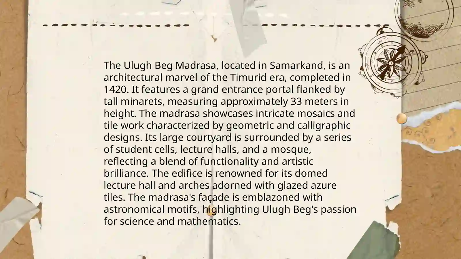 Ulug'bek madrasasi 4