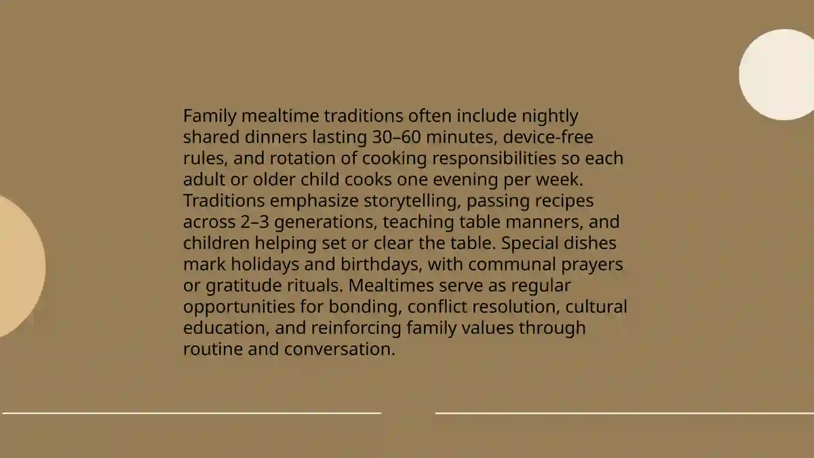 Family values and traditions 4