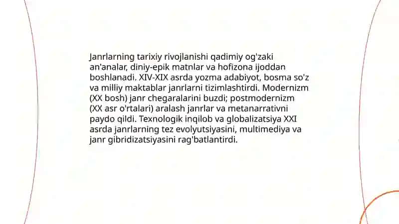 Badiiy tahlilda adabiy tur va janrga xos xususiyatlar 4