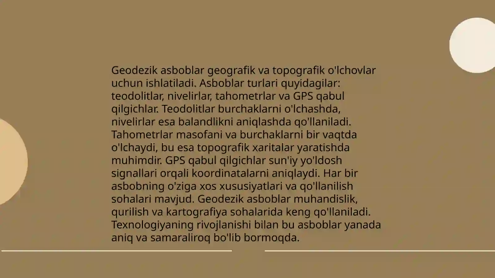 Topografik karta asosida injinerli geodezik masalalar yechish 4