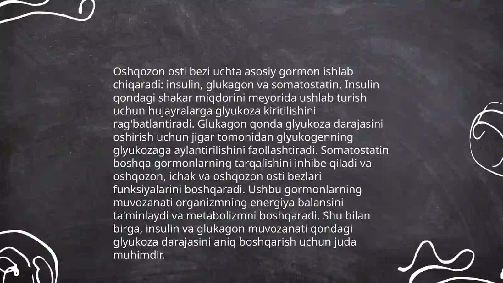 Oshqozon osti endokrin va ekzokrin funksiyasi 4