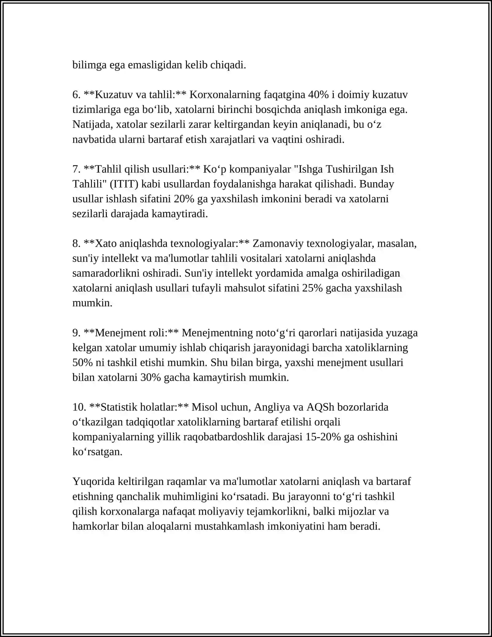 YOZMA ISHDAGI XATOLAR VA ULARNI BARTARAF ETISH USULLARI 4