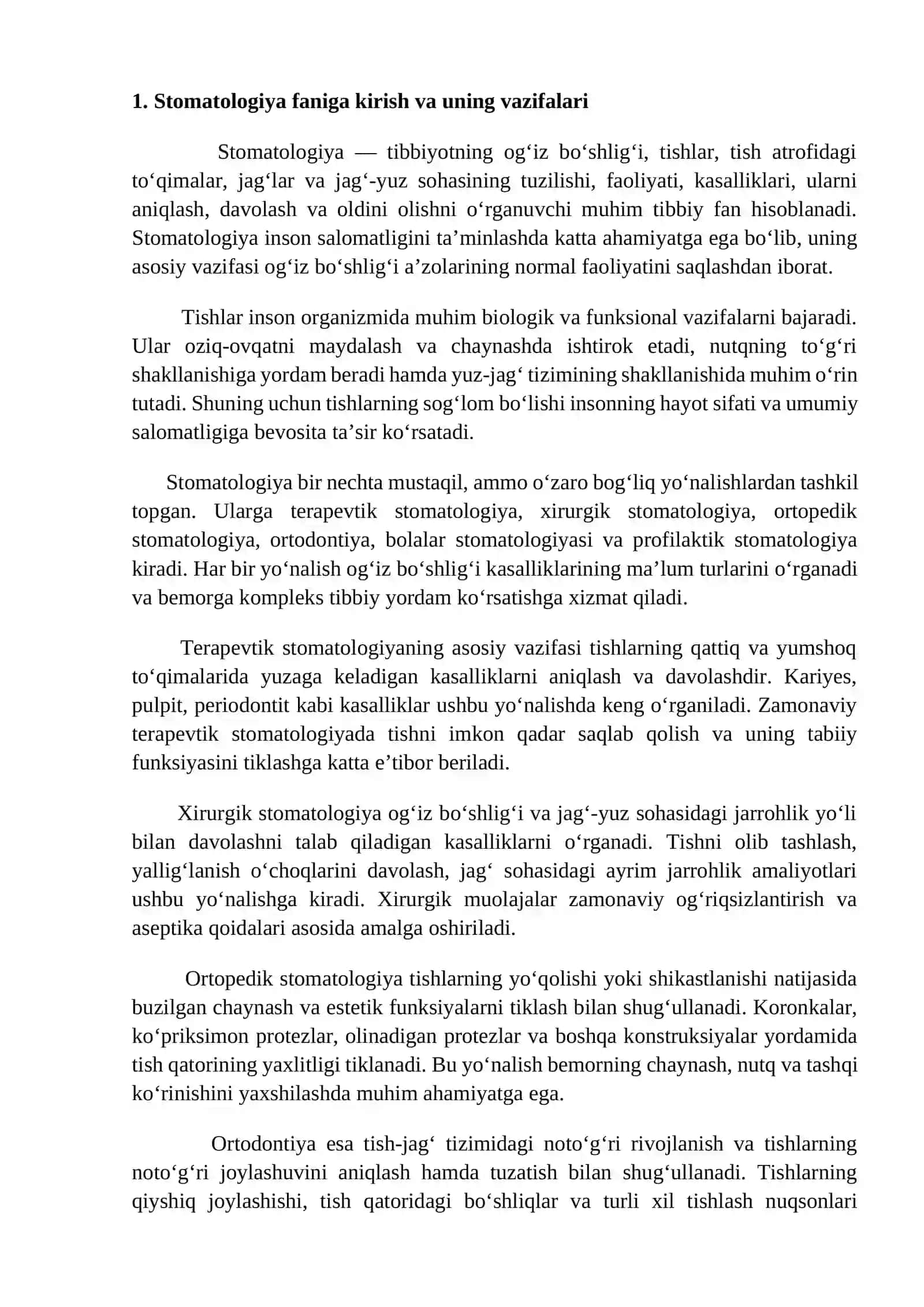 Stomatologiya faniga kirish 4