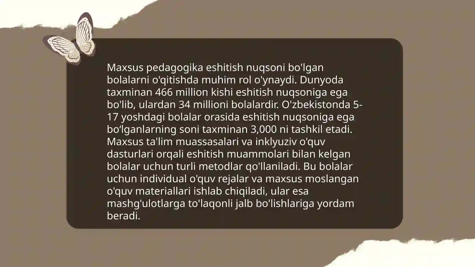 Tabiatshunoslik darslarida eshititishida nuqsoni boʻlgan bolalar tafakkurini shakllantirish 4