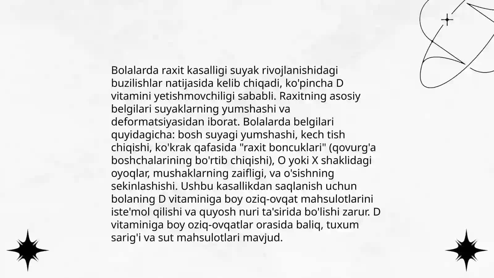 Bolalarda raxit prafilaktikasi 4