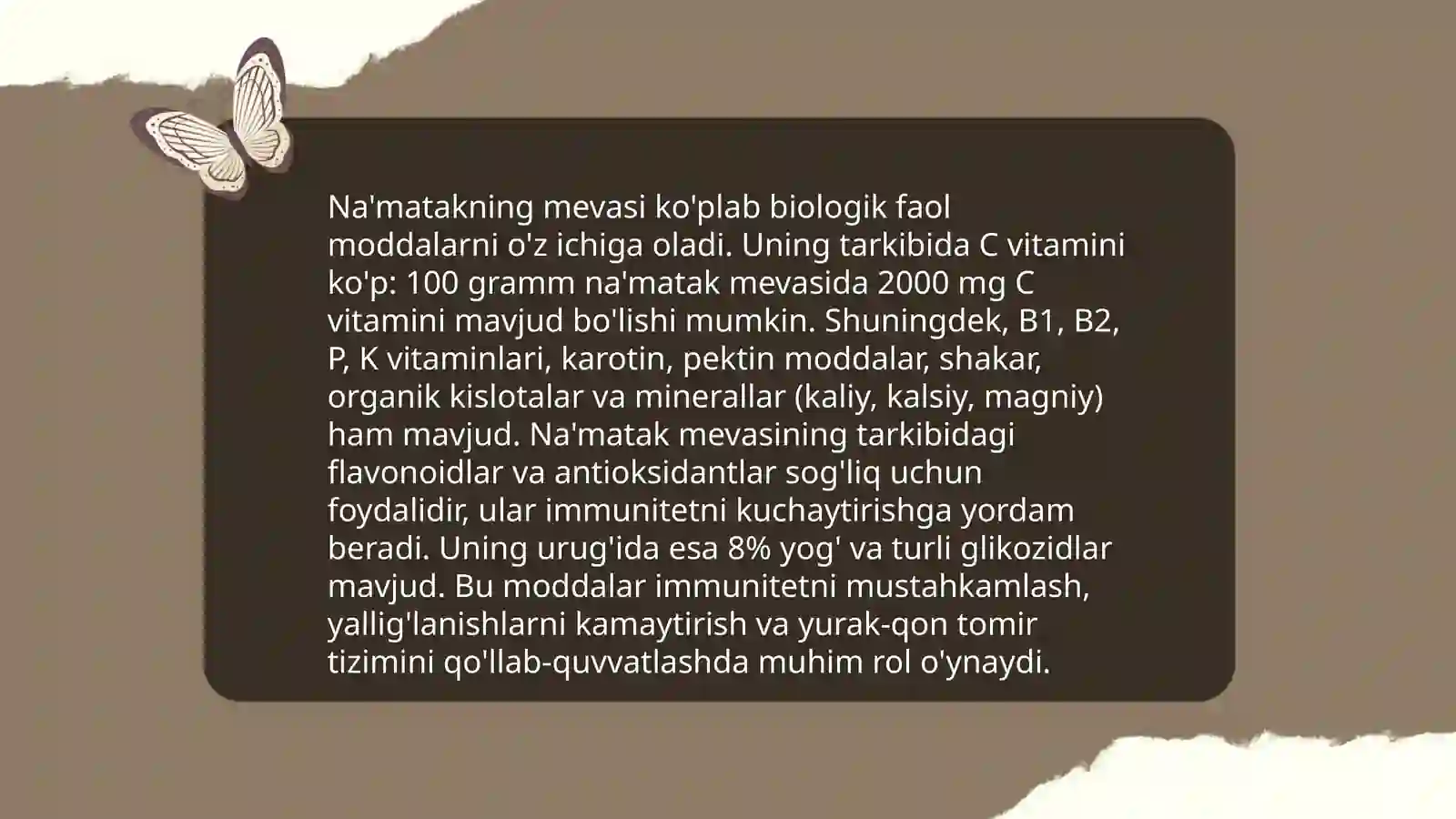 Na‘matak o‘simlik tarkibidagi biologik faol moddalarining tahlili va ularni ajratib olish usullari 4