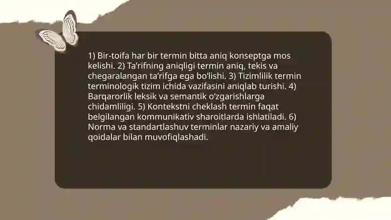 Terminlarning monosemantik xarakteri 4