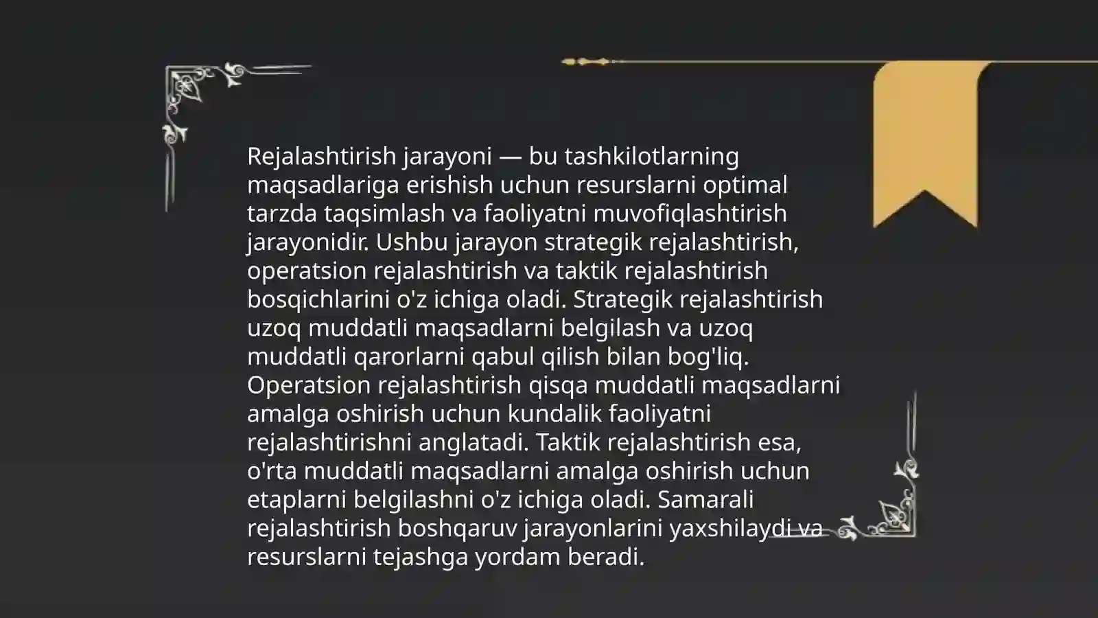 Boʻlinmalarda jangavor tayyorgarlikni tashkilashtirish va rejalashtirish 4