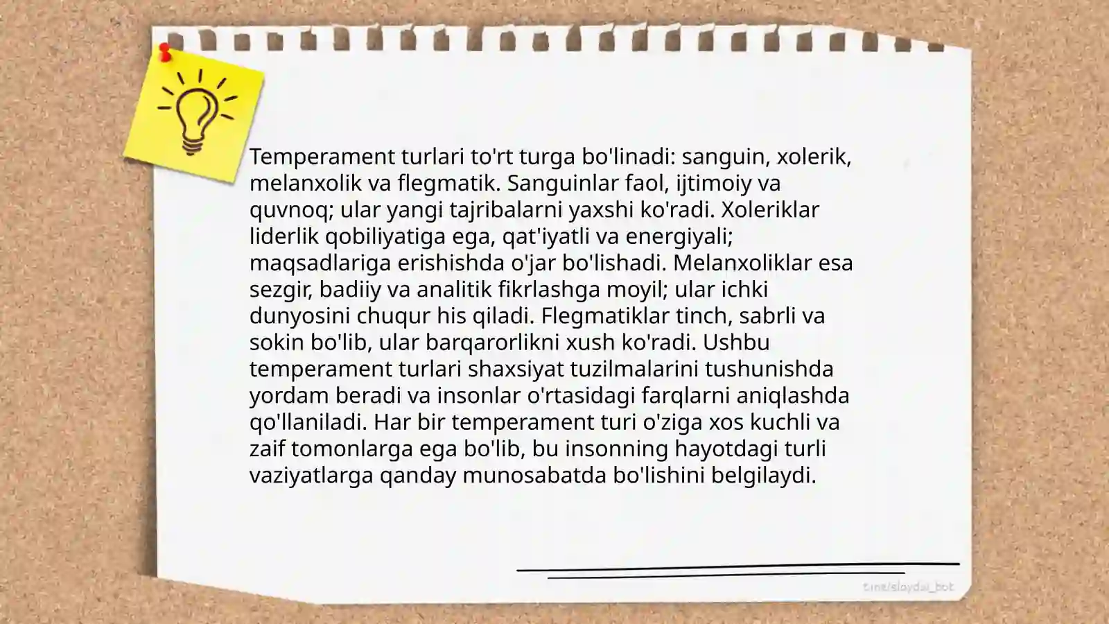 Temperament- shaxs tuzilmasi sifatida 4