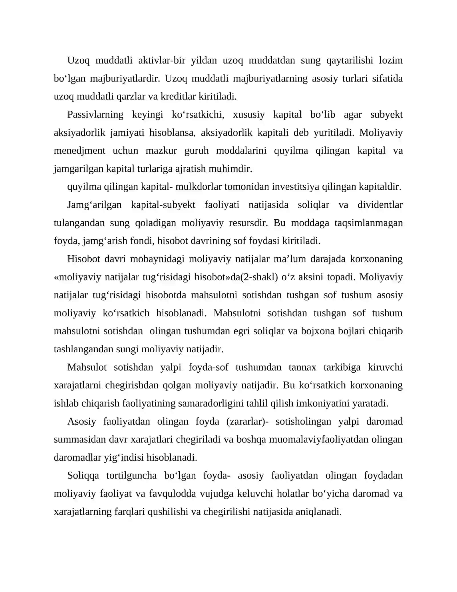 Korxonalarning moliyaviy natijalarini baholash 4