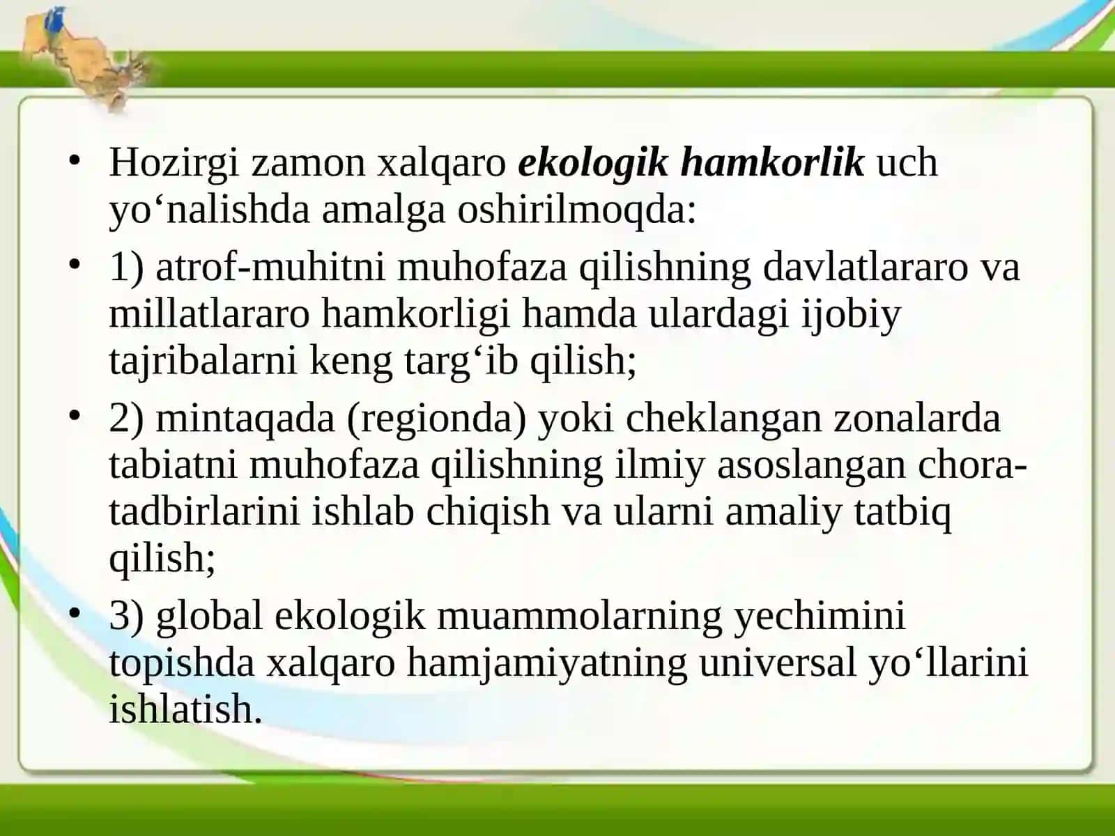 Atrof-muhitni xalqaro-huquqiy muhofaza qilish 4