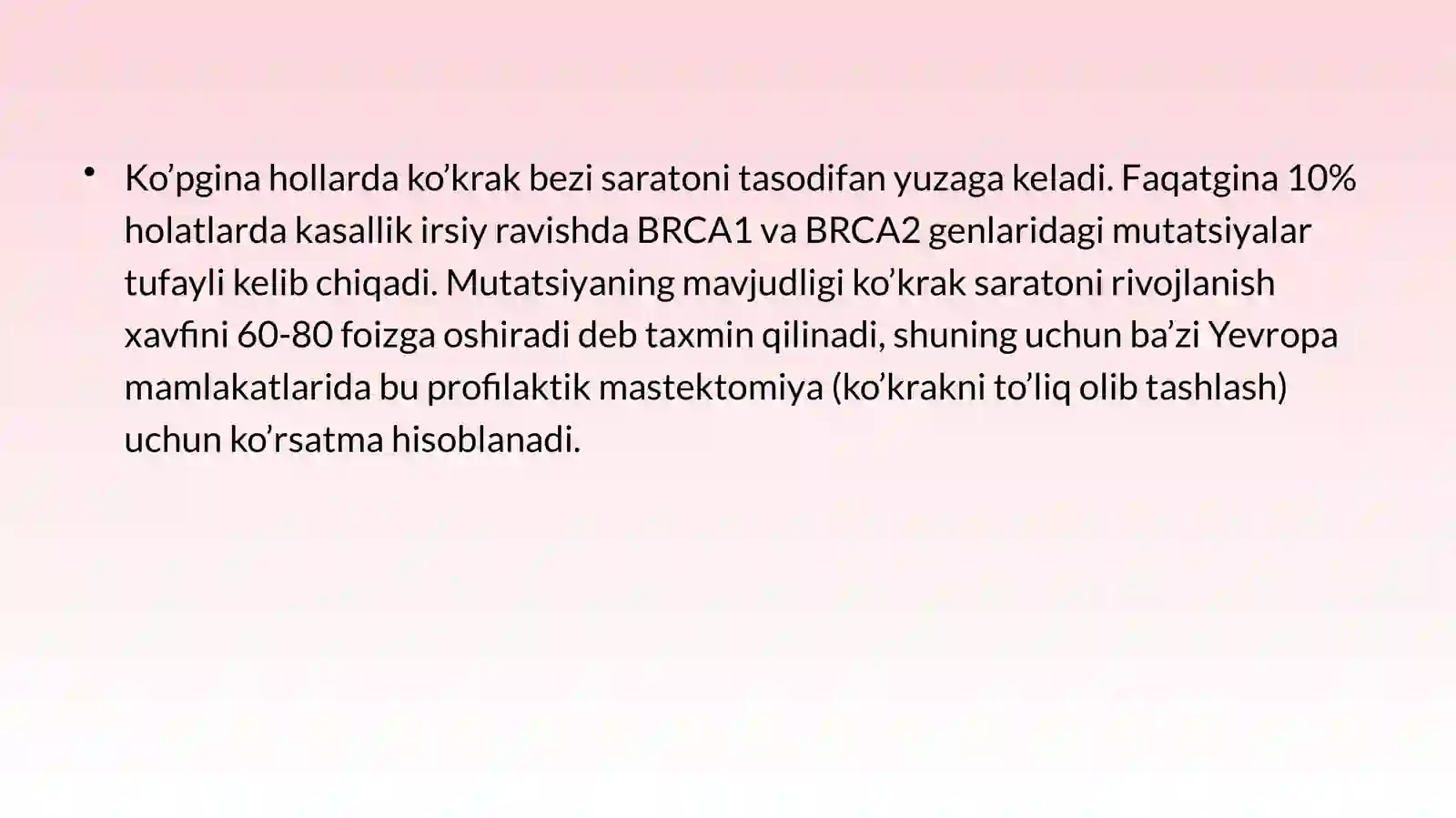 Ko'krak bezi saratoni 4