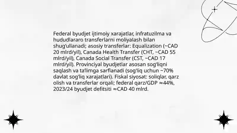 Kanada Moliya Tizimi 4