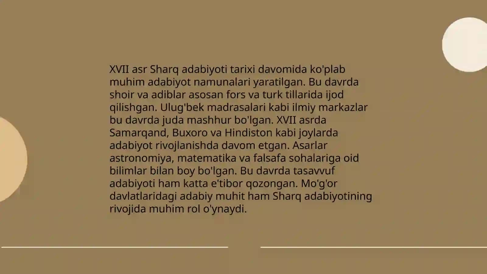 XVII-XVIII-asrlar sharq va g'arb adabiyoti 4