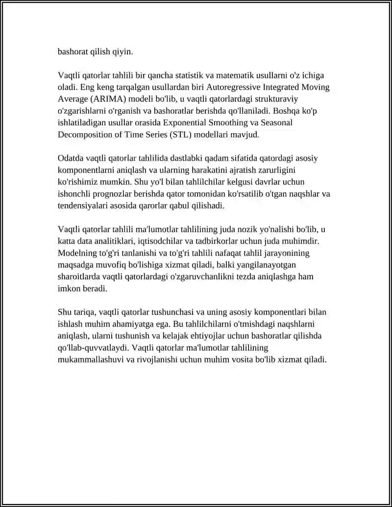 VAQTLI QATORLAR TO'GRISIDAGI TUSHUNCHA 4