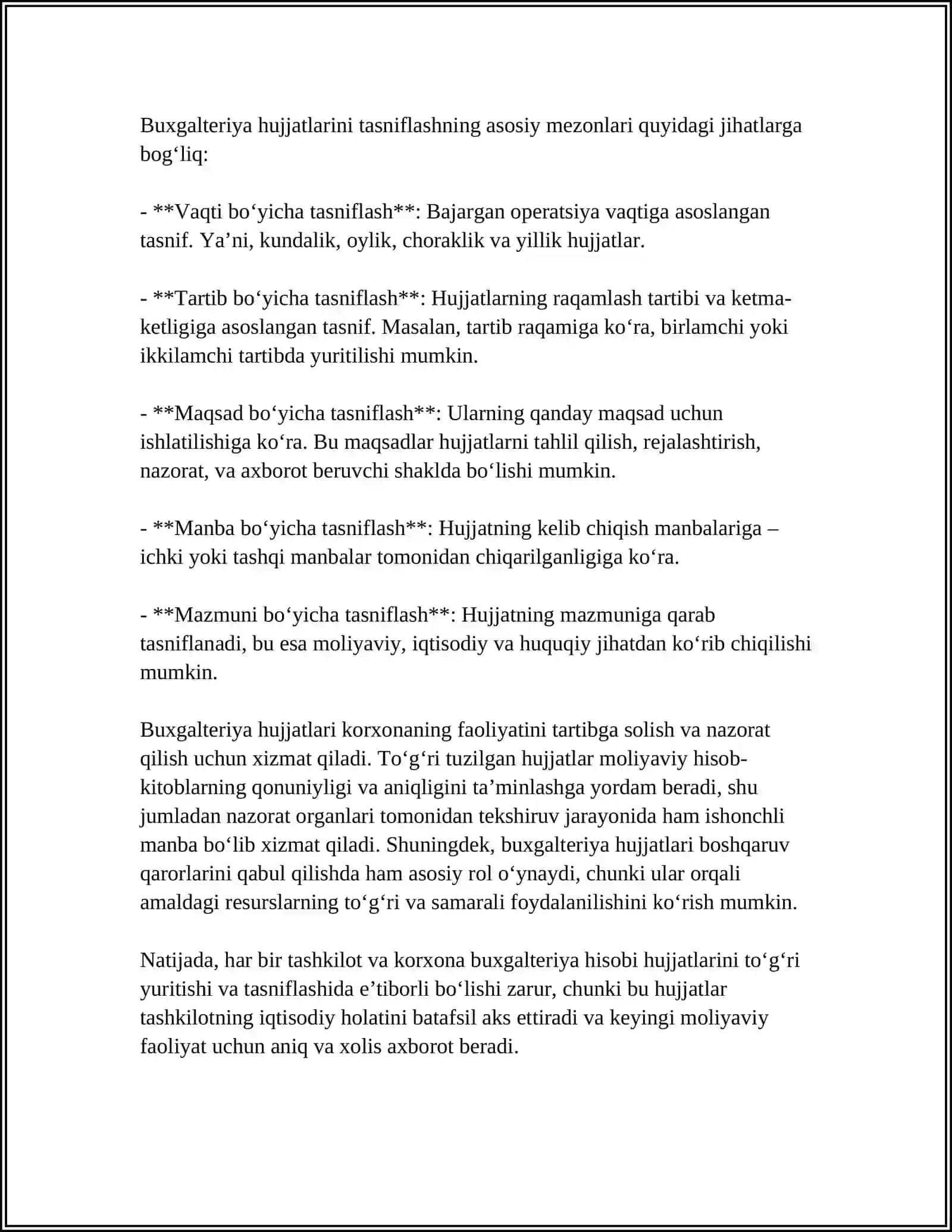 BUXGALTERIYA HISOBI HUJJATLARI 4