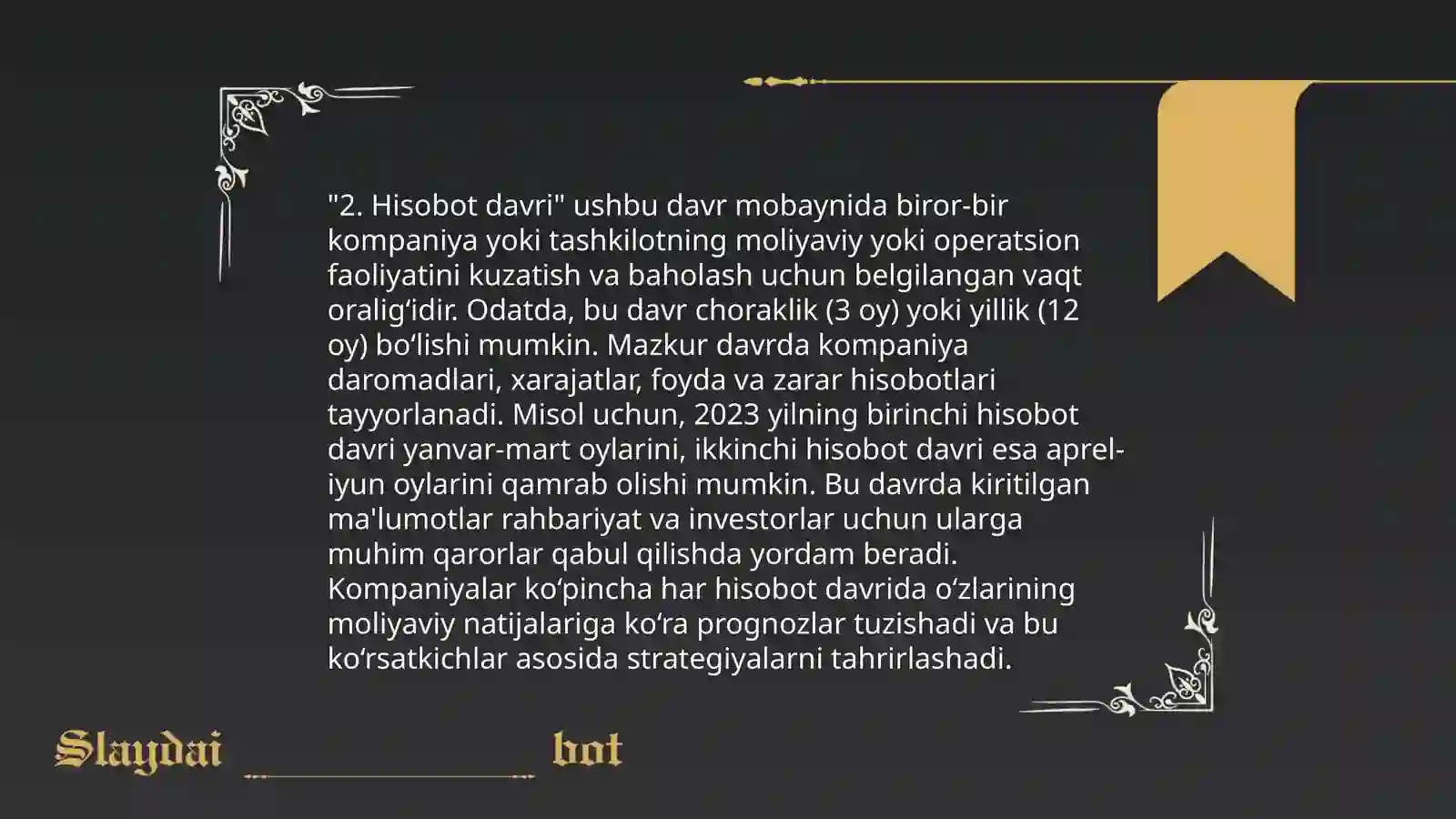 Moliyaviy hisobot 4