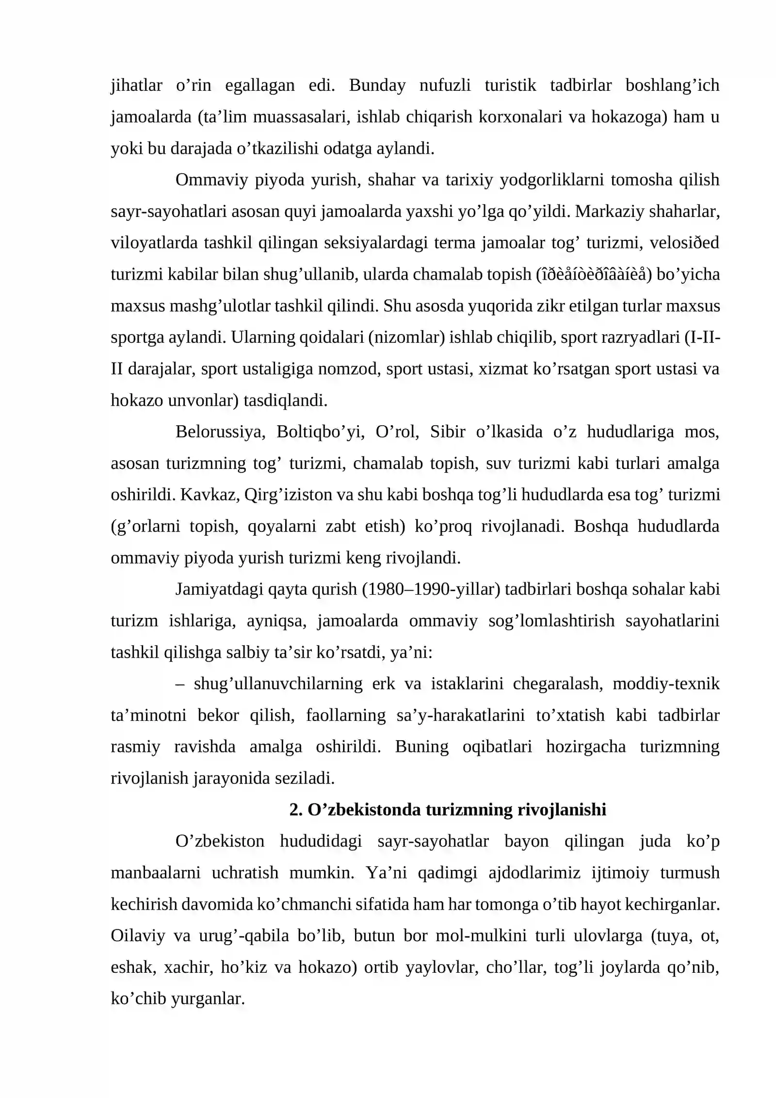 O'ZBEKISTONDA KREATIV TURIZM RIVOJLANISH ISTIQBOLLARI 4