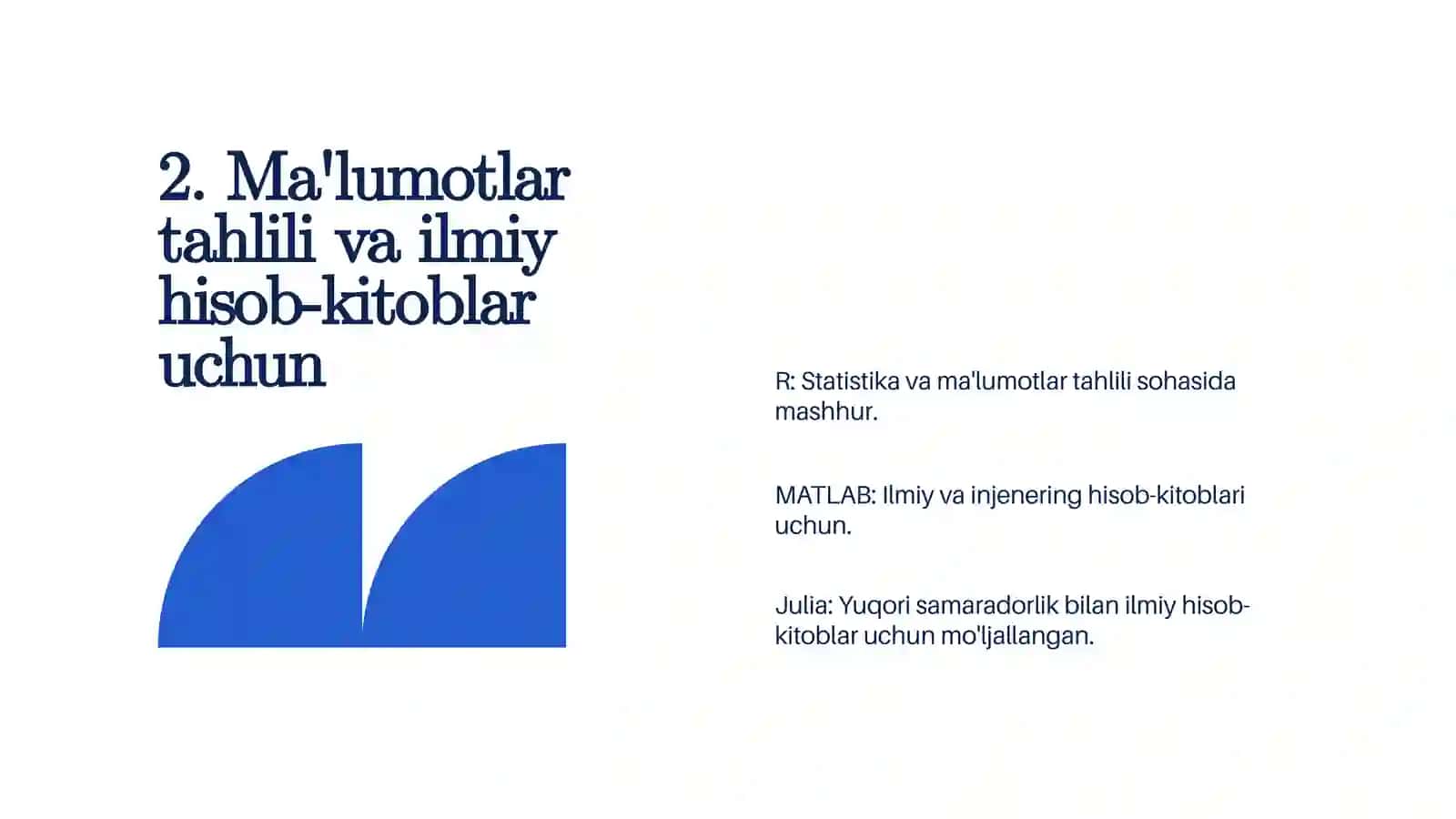 Zamonaviydasturlashtillari.Dasturlashmuhitlari 4