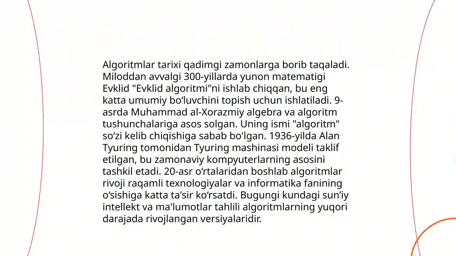 Algoritmlar tushunchasi 4