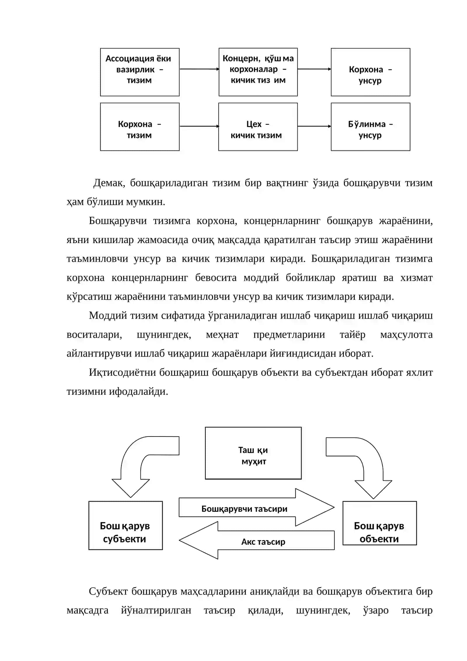 Тизимлар тўғрисида тушунча ва улар таснифи 4