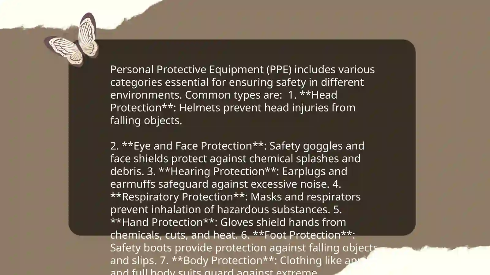 Personal Protecktiv Eqipment 4