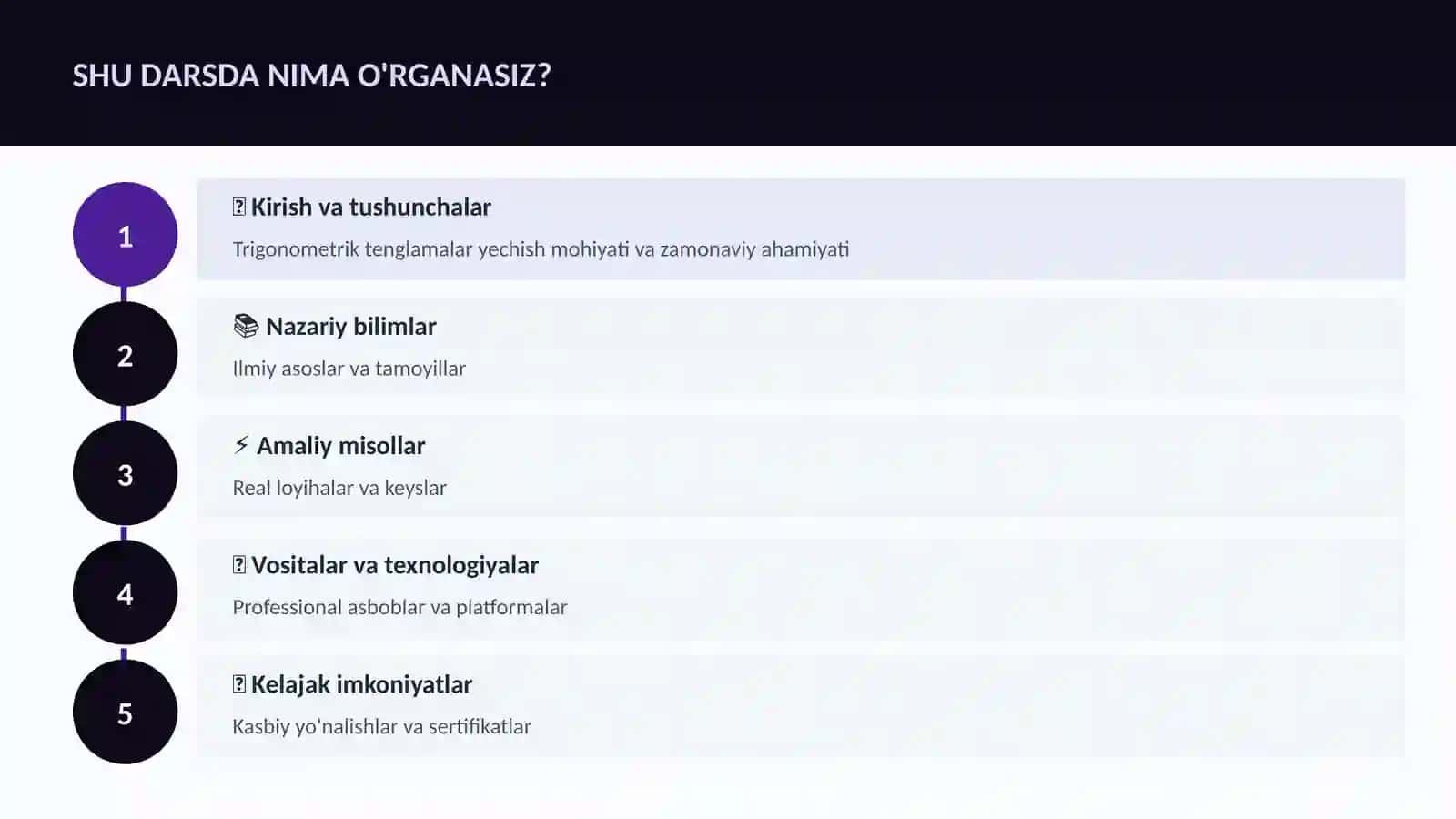 MATEMATIKA — UY VAZIFALARI 3
