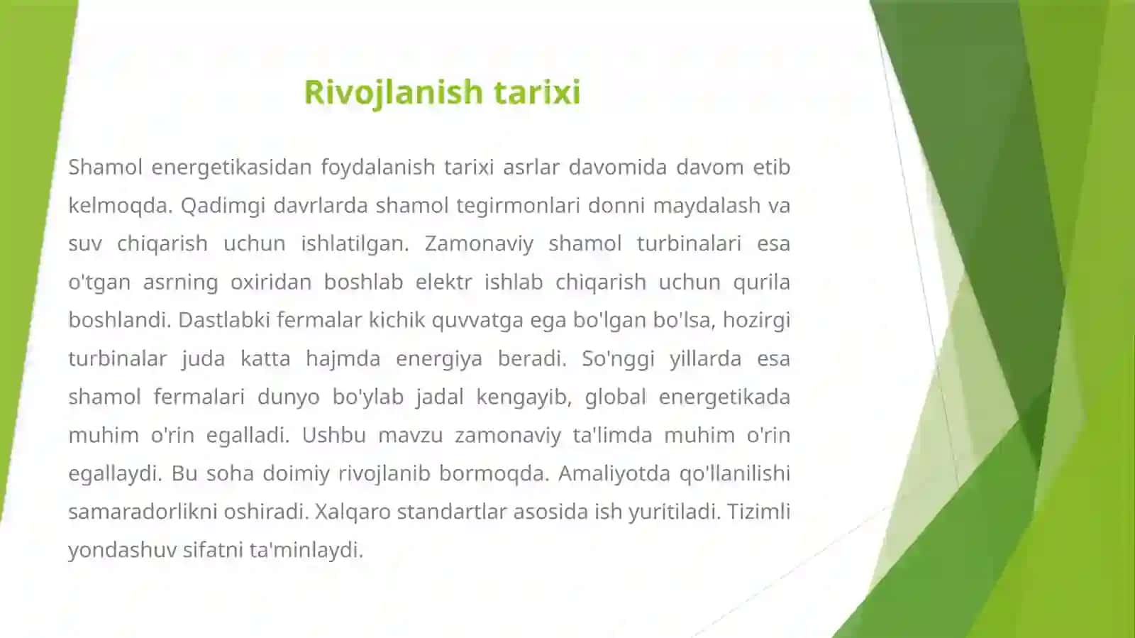 SHAMOL ENERGETIKASI VA UNDAN FOYDALANISH IMKONIYATLARI 4