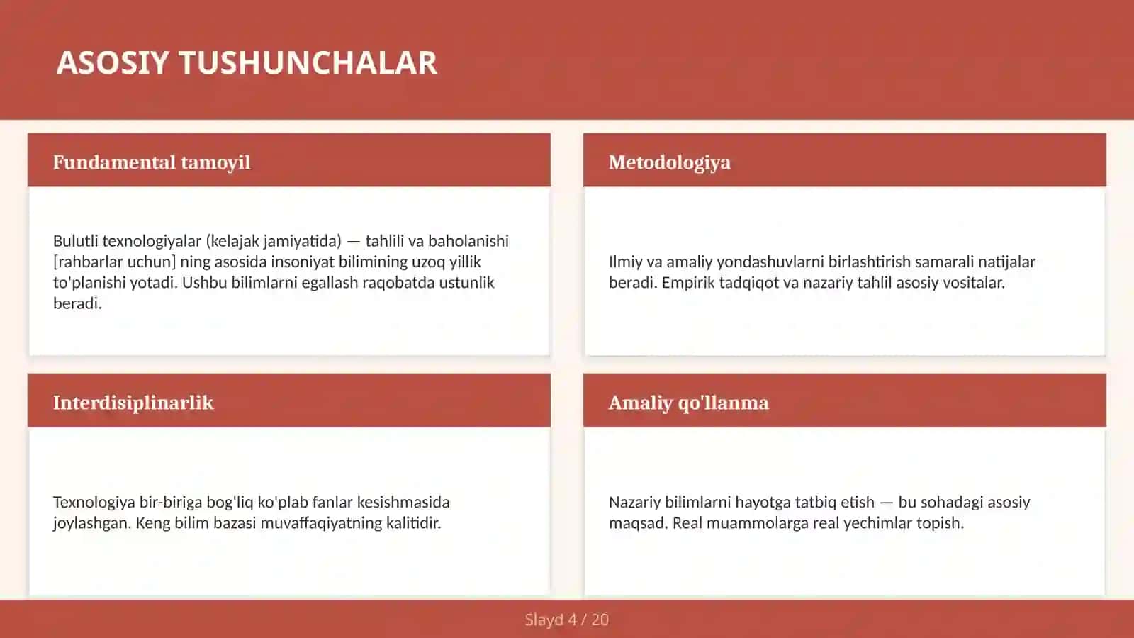 Bulutli texnologiyalar (kelajak jamiyatida) — tahlili va baholanishi [rahbarlar uchun] 4