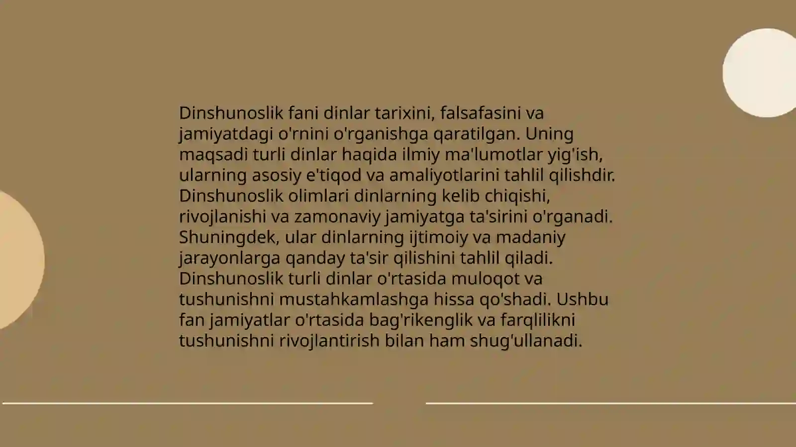 Milliy dinlar tarixi 4