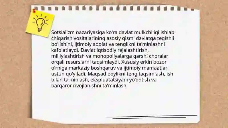 Kommunizm nazariyasi va bozor iqtisodiyotiga muxolif g'oyalar 4
