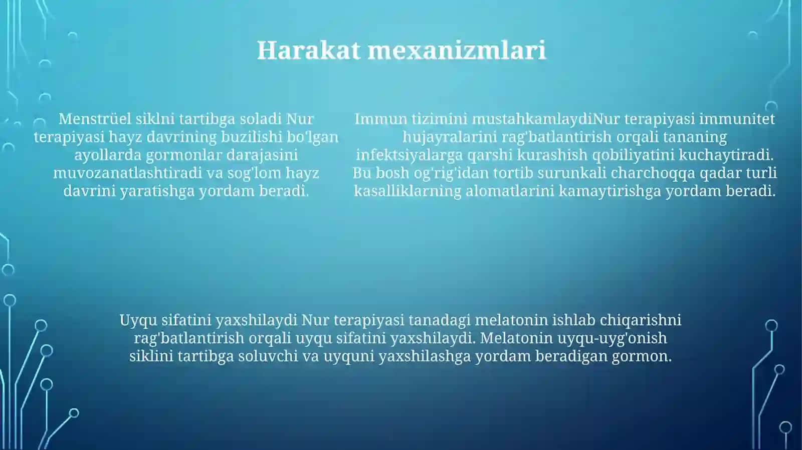 O‘smakasalliklarinikompleksdavolashtamoyillari.Jarrohlik,nurvadoriterapiyasi 4