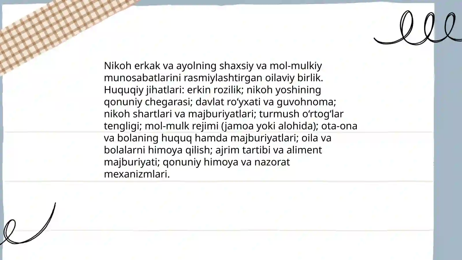 Oila va nikoh tushunchasi 4
