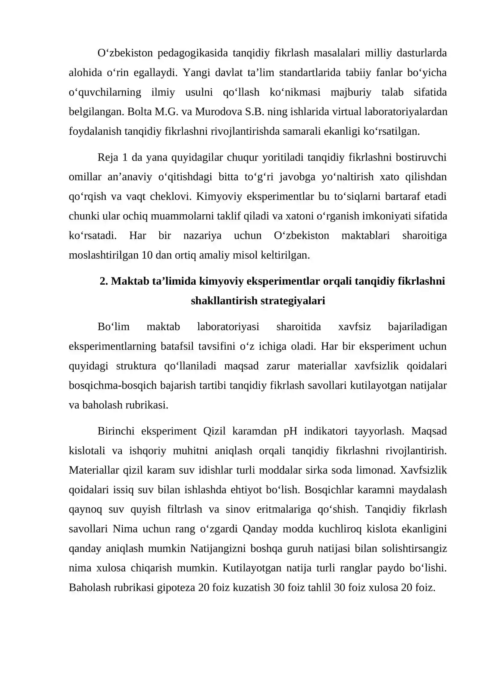 Tanqidiy fikrlashni kimyoviy eksperimentlar yordamida rivojlantirish 4