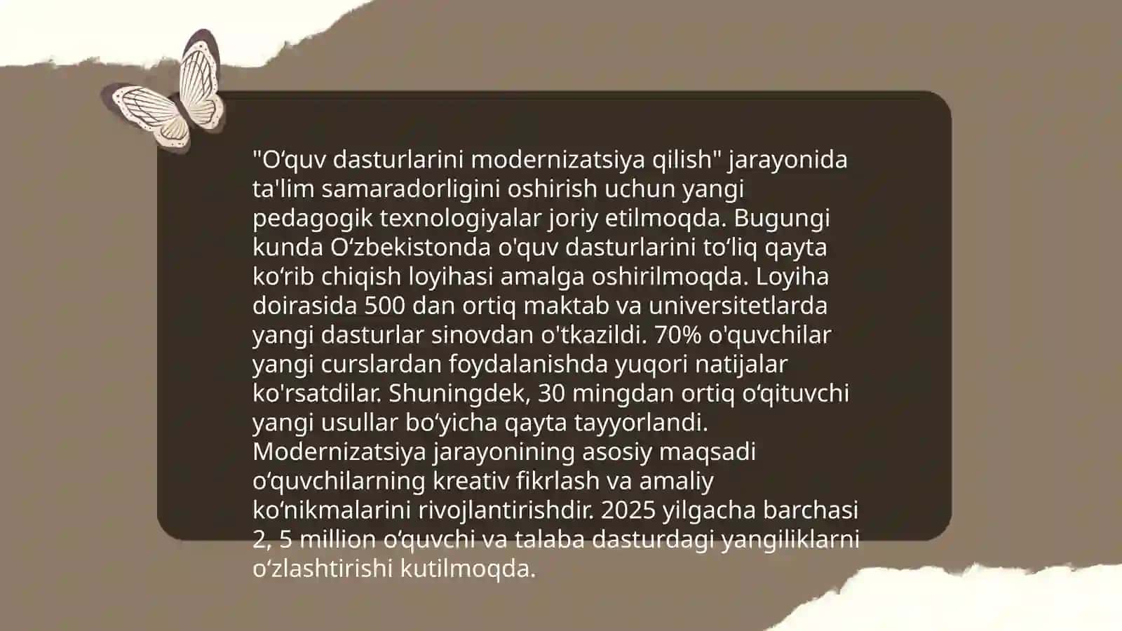 Ta'lim sohasidagi davlat siyosatining ustuvor yo'nalishlari 4