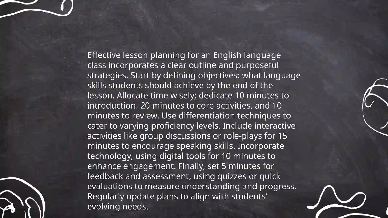 Teacher skill 4