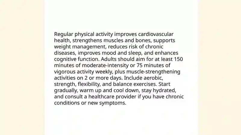 Keeping healthy 4