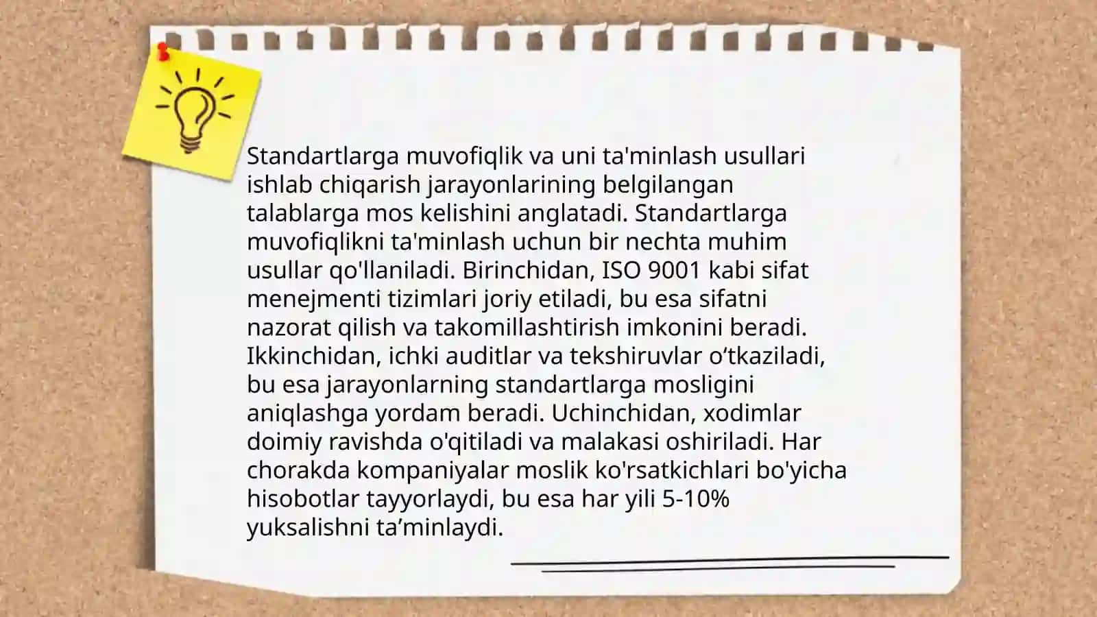 Standartlarni joriy etishning asosiy tushunchalari 4