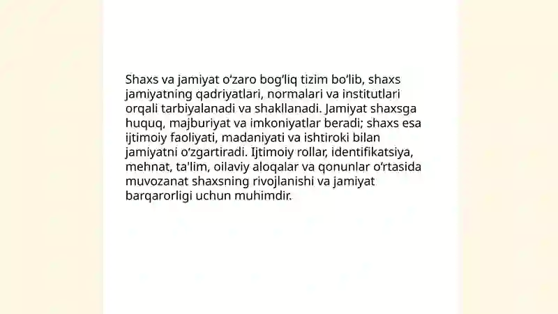 Shaxsning ichki dunyosi 4