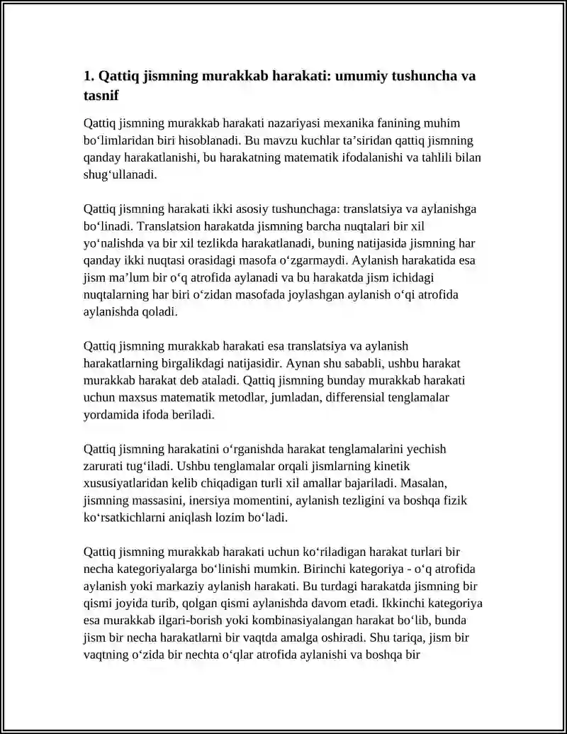 QATTIQ JISMNING MURAKKAB HARAKATI 4